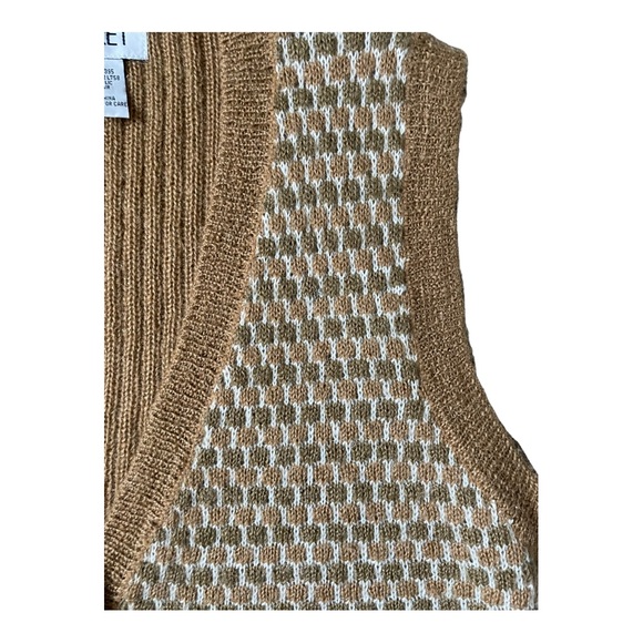 Vintage Koret Mohair Blend Knit Sweater Vest Button Front Size Small - Picture 2 of 9